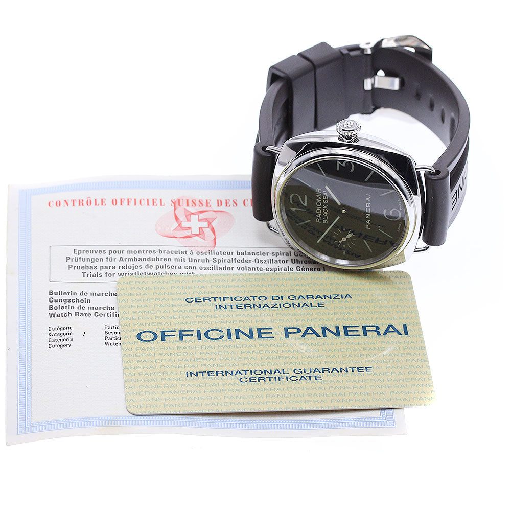 PANERAI Radiomir Black Seal PAM00183 Small seconds Hand Winding Men's _949728