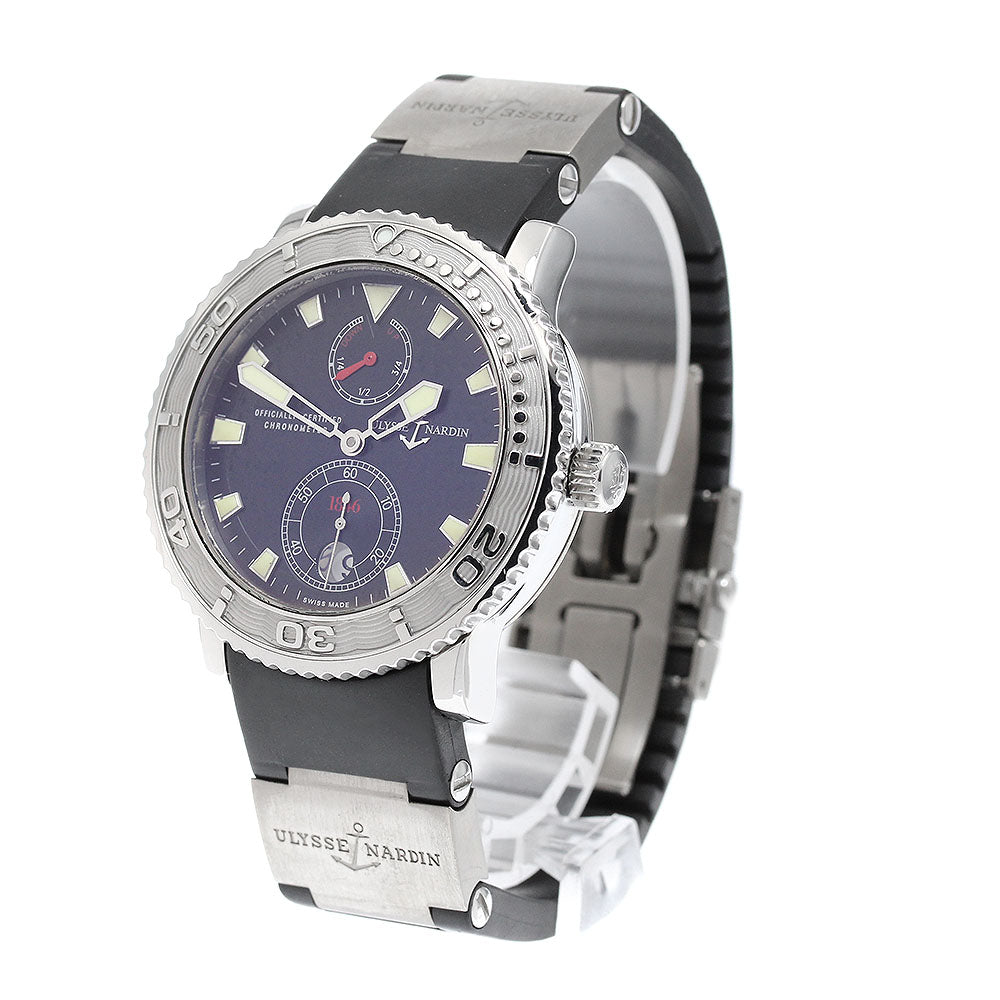 Ulysse Nardin Marine 263-55 Chronometer Date Black Dial Automatic Men's _949732
