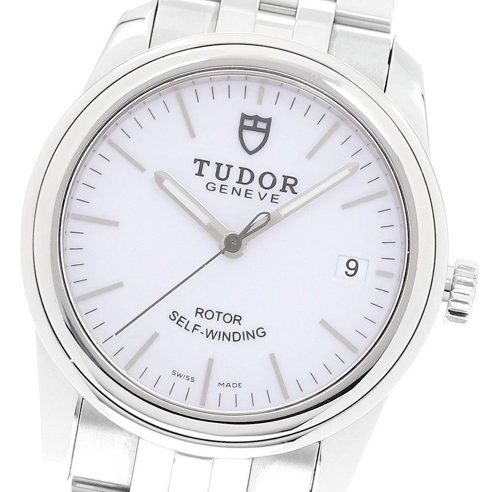 TUDOR Glamour 55000 Date white Dial Automatic Men's Watch_949739
