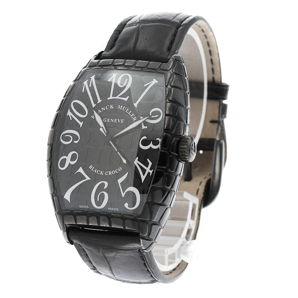 FRANCK MULLER Tonneau Curvex Black Croco 8880SCBLKCRO black Dial Automatic Men's Watch_949745