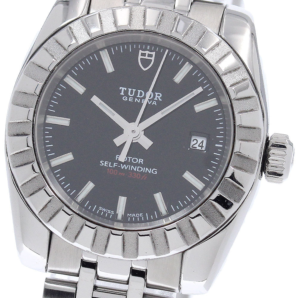 TUDOR Classic Date 22010 Black Dial Automatic Ladies Watch_949753