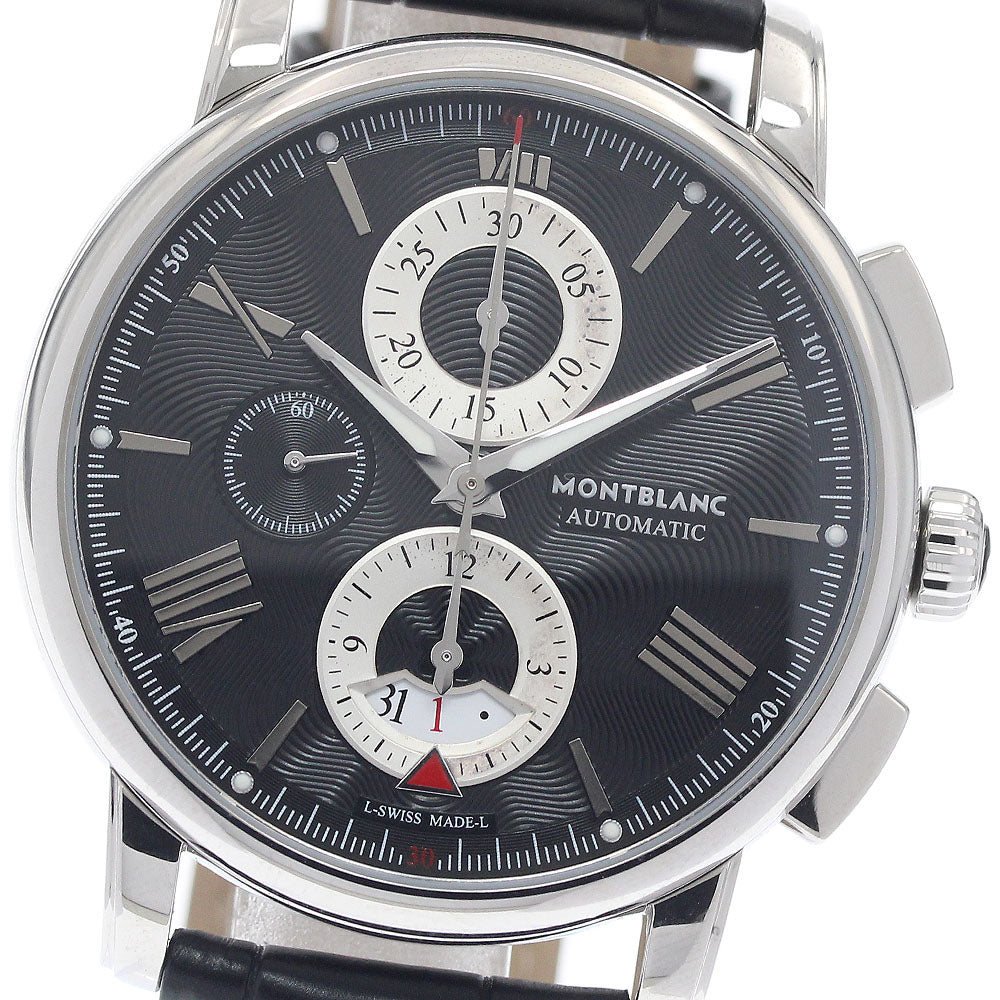 MONTBLANC Star 4810 115123 Date Chronograph Black / Silver Dial Automatic Men's Watch_949788