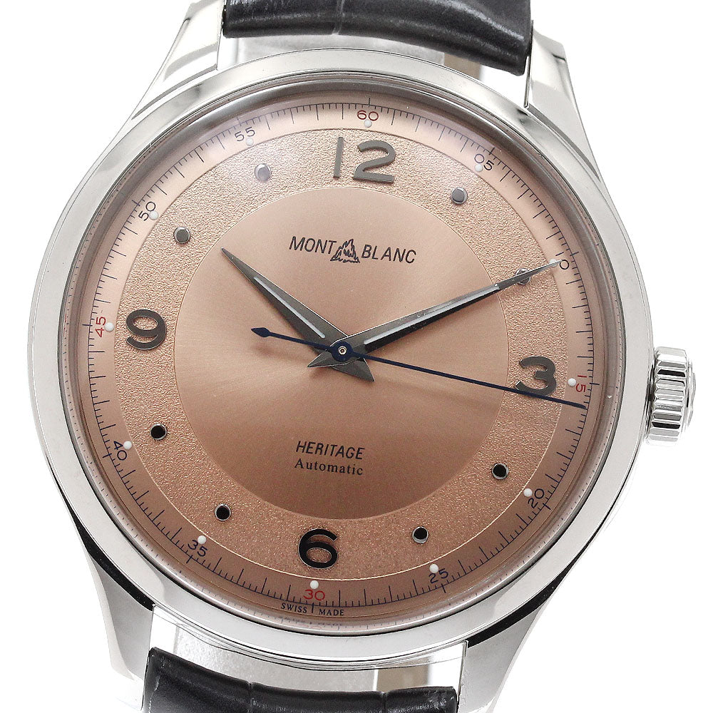 MONTBLANC Heritage 119944 salmon pink Dial Automatic Men's Watch_949793