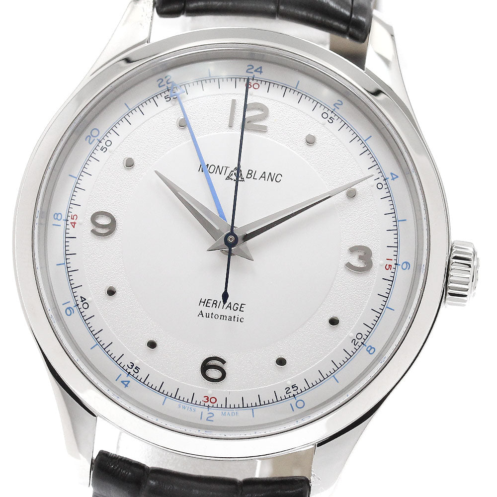 MONTBLANC Heritage 7492/119948 GMT Silver Dial Automatic Men's Watch_949794