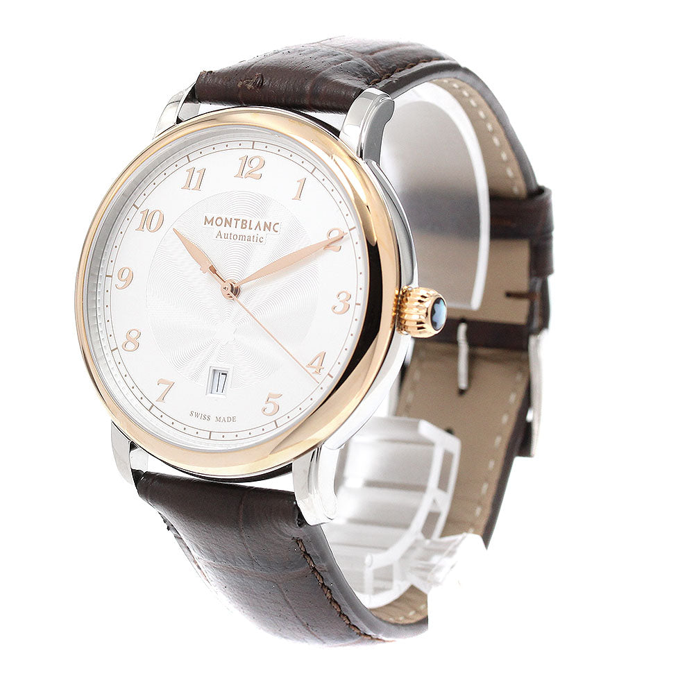 MONTBLANC Star Legacy 7572/117576 Date PG bezel Silver Dial Automatic Men's Watch_949795