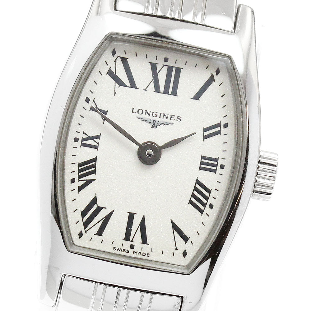 LONGINES Evidenza L2.174.4 Mini Tonneau Silver Dial Quartz Ladies Watch_950147