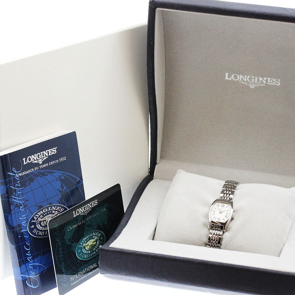 LONGINES Evidenza L2.174.4 Mini Tonneau Silver Dial Quartz Ladies Watch_950147