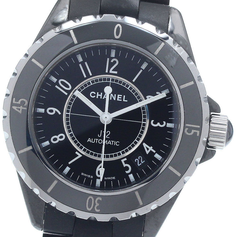 CHANEL J12 Black ceramic H0684 38mm Black Dial Automatic Men's Watch_950148