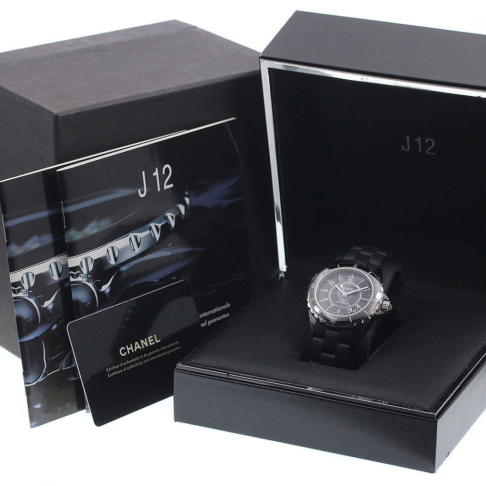 CHANEL J12 Black ceramic H0684 38mm Black Dial Automatic Men's Watch_950148