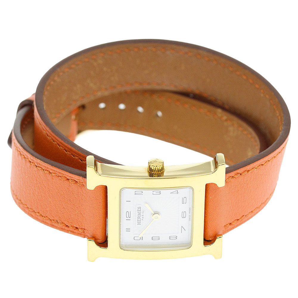 HERMES H watch HH1.201 Double Tour white Dial Quartz Ladies Watch_950153