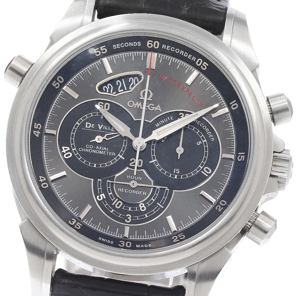 OMEGA De Ville Chronoscope Rattrapante 422.13.44.51.06.001 split second co-axial gray Dial Automatic Men's Watch_950160