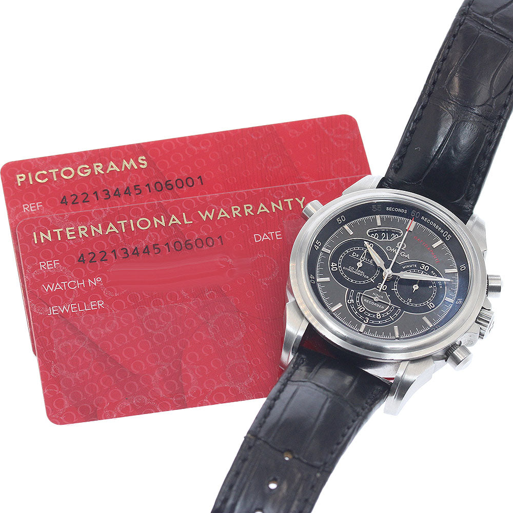 OMEGA De Ville Chronoscope Rattrapante 422.13.44.51.06.001 split second co-axial gray Dial Automatic Men's Watch_950160