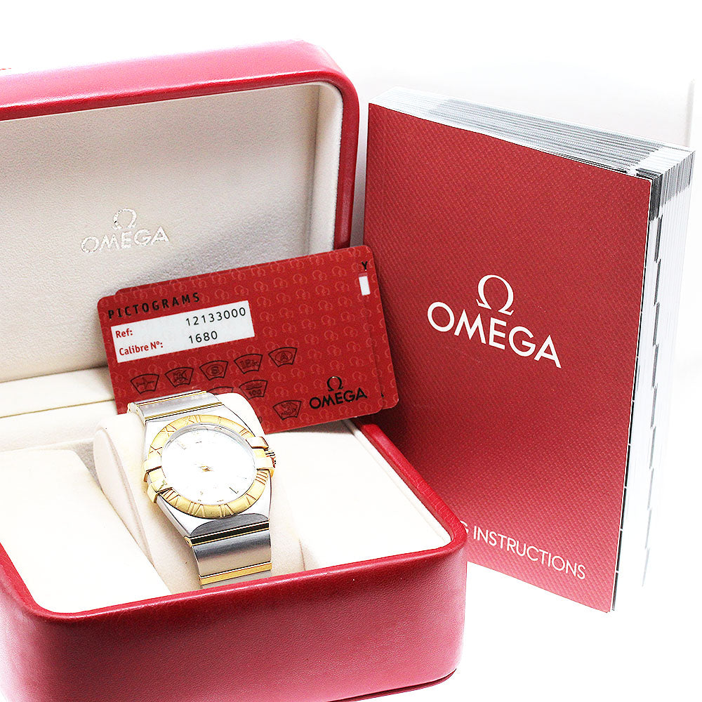 OMEGA Constellation 1213.30 Double eagle Silver Dial Quartz Men's Watch_950174