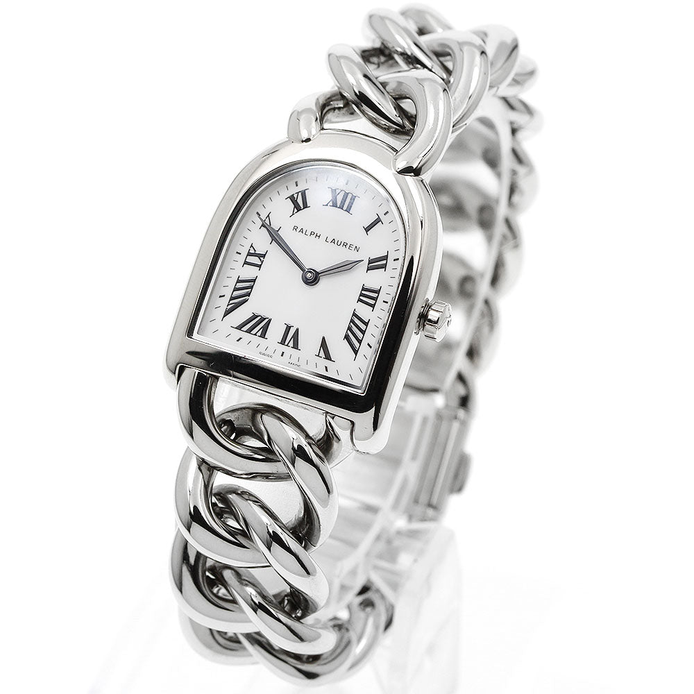RALPH LAUREN Stirrup Petit Link RLR0040000 white Dial Quartz Ladies Watch_950190
