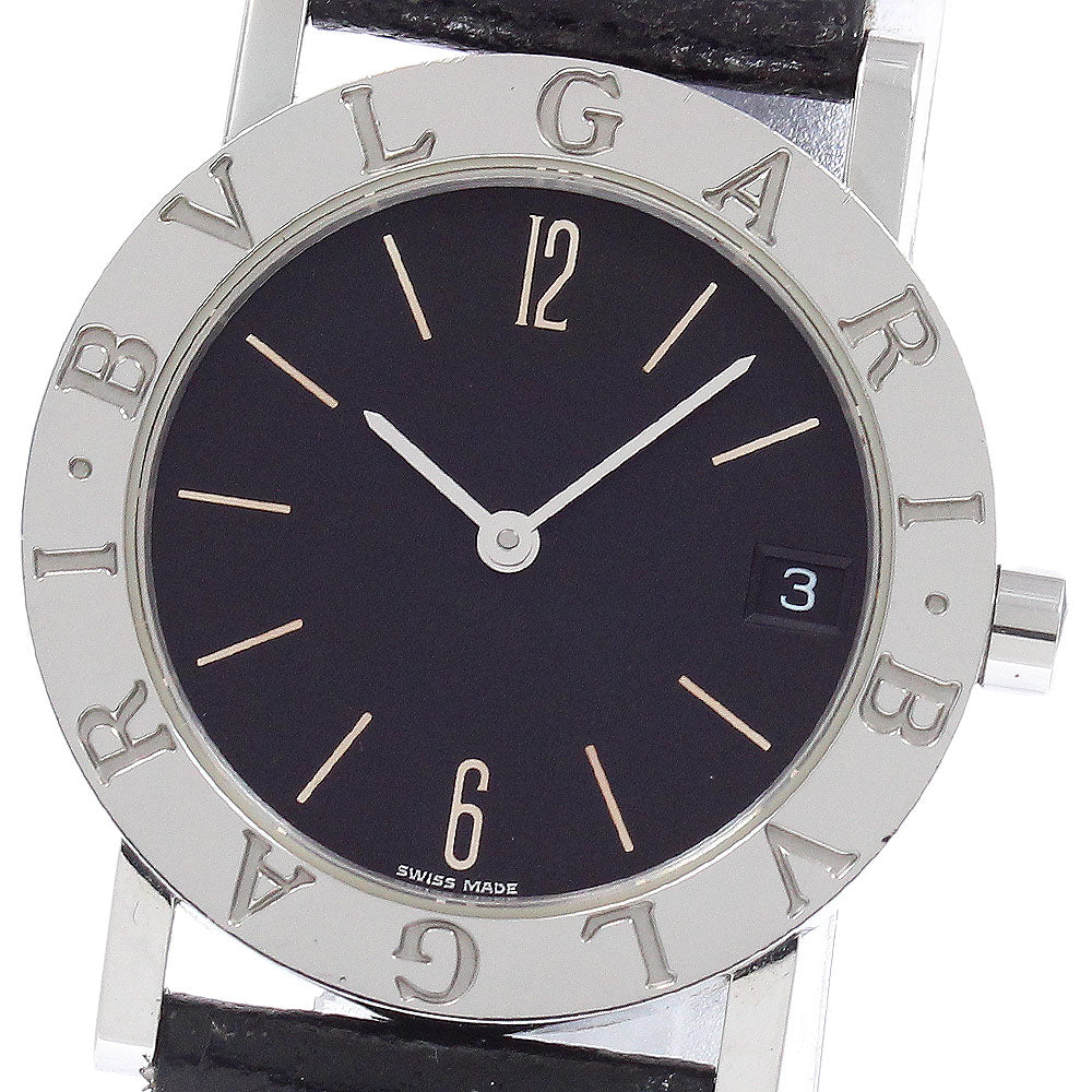 BVLGARI BVLGARIBVLGARI BB30SL Date black Dial Quartz Boy's Watch_950201