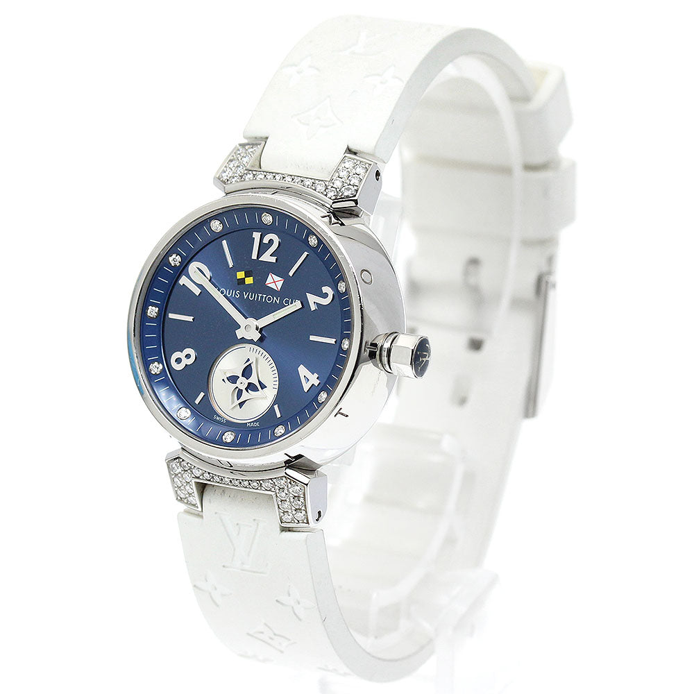 LOUIS VUITTON Tambour Lovely Cup Q12M4 Lug diamond 12P Quartz Ladies _950221