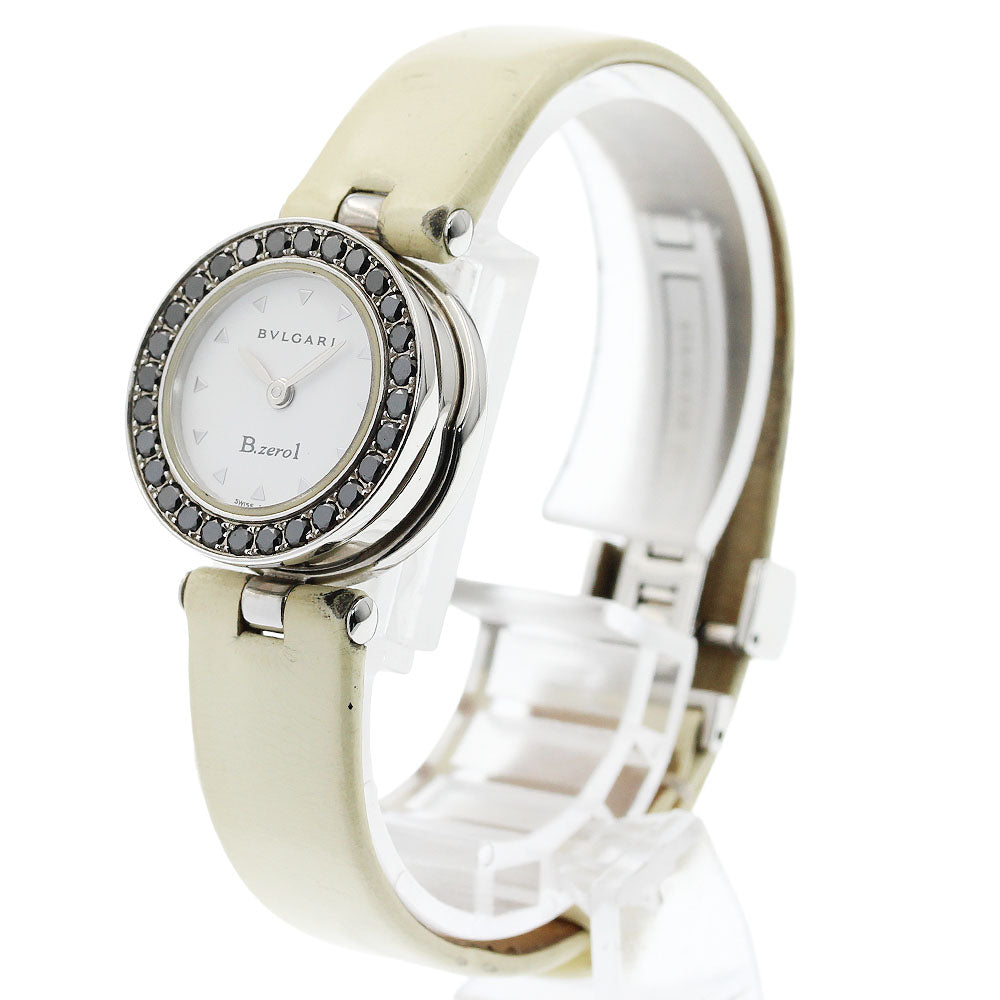 BVLGARI B-zero1 BZ22S black diamond bezel white Dial Quartz Ladies Watch_950255