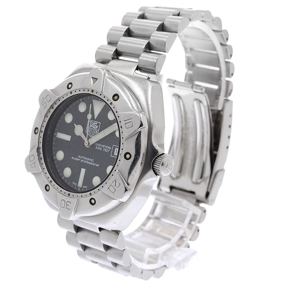 TAG HEUER Super professional 840.006-2 Date black Dial Automatic Men's_950298