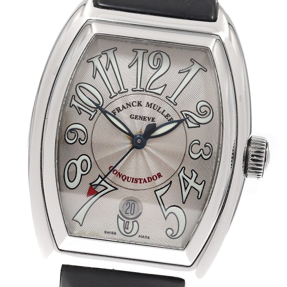 FRANCK MULLER Conquistador 8000SC Date Silver Dial Automatic Men's Watch_950317
