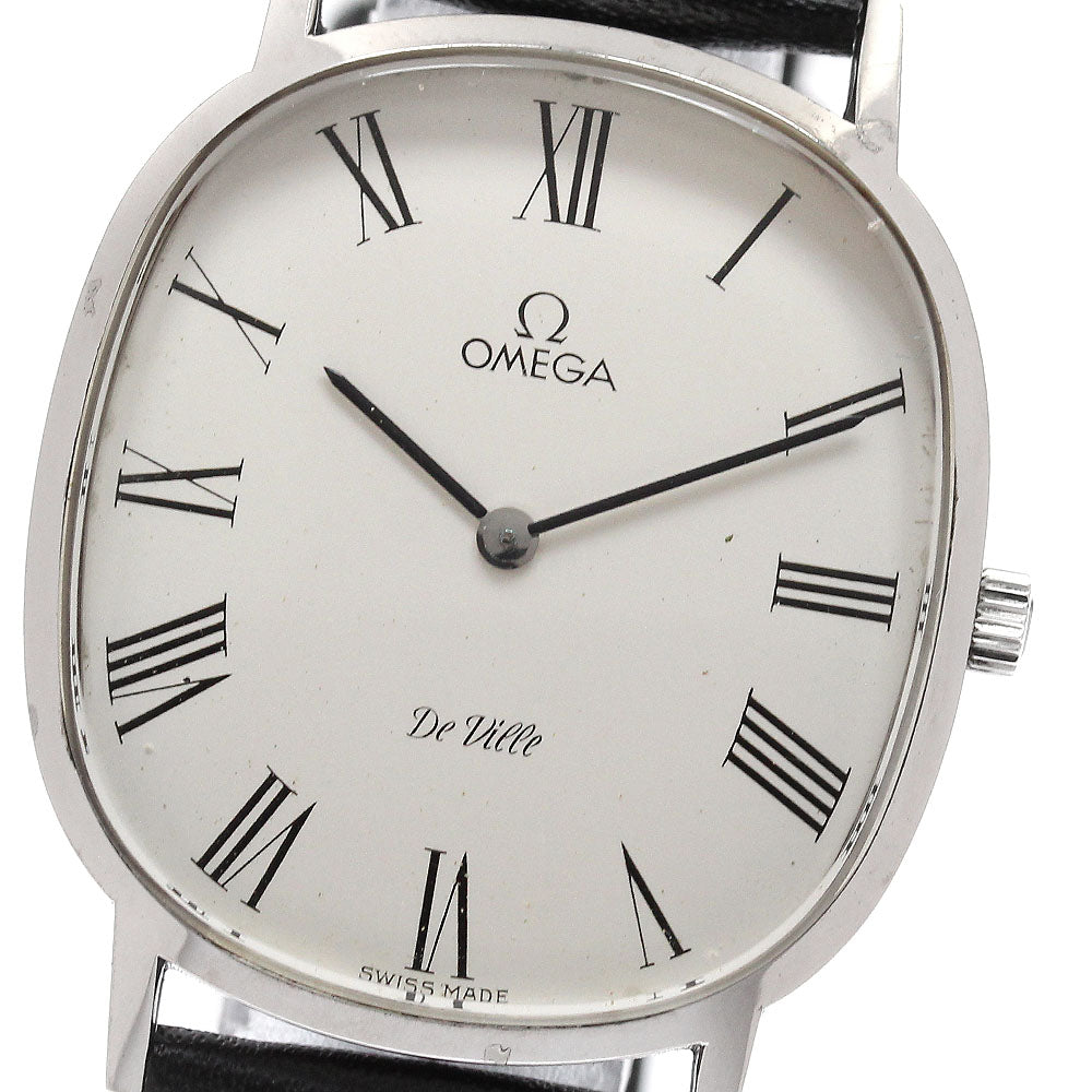 OMEGA De Ville 111.0148 Square Cal.625 Silver Dial Hand Winding Men's_950323