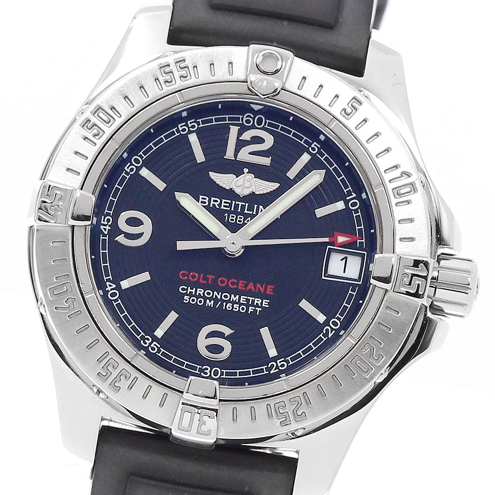 BREITLING Colt Ocean A77380 Date black Dial Quartz Ladies Watch_950336