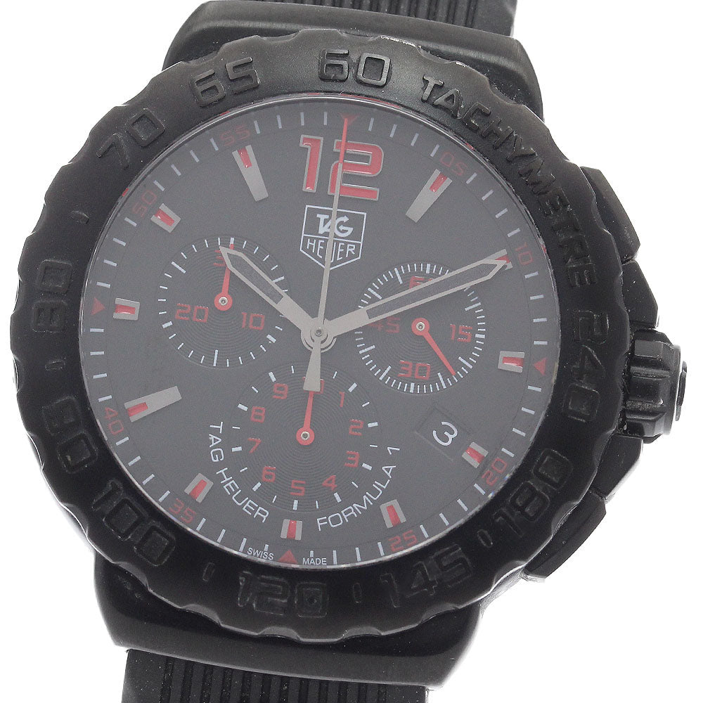 TAG HEUER Formula 1 CAU111A Chronograph black Dial Quartz Men's Watch_950345