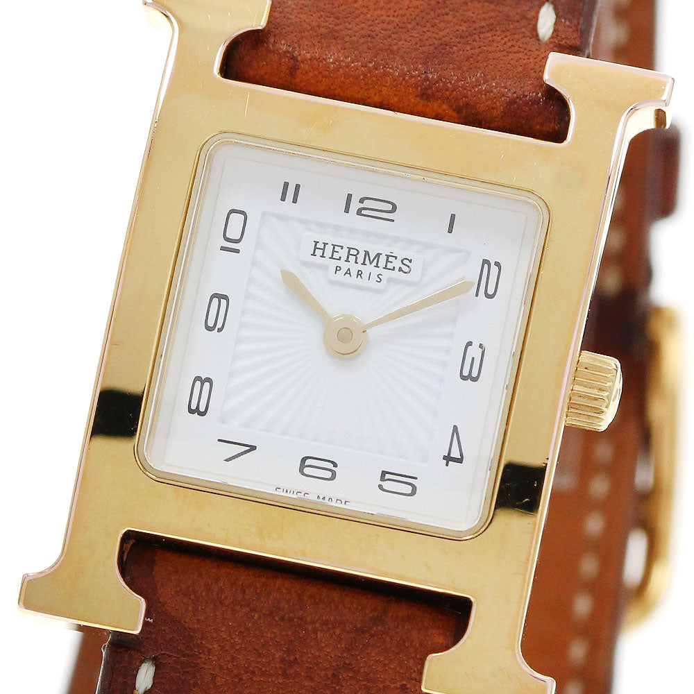 HERMES H watch HH1.201 Double Tour White Dial Quartz Ladies Watch_950350