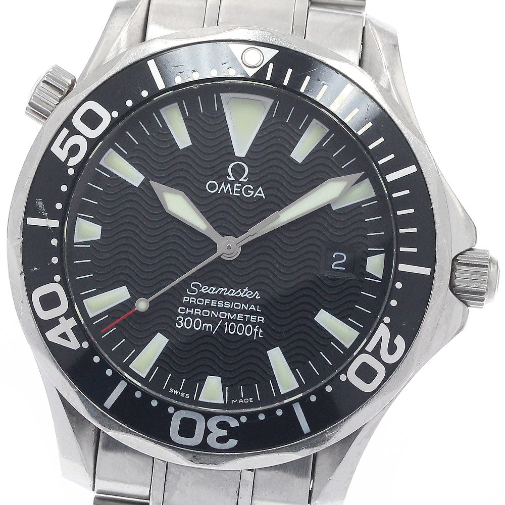 OMEGA Seamaster300 2254.50 Date black Dial Automatic Men's Watch_950353