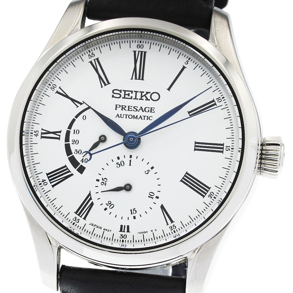 SEIKO Pureza SARW035/6R27-00L0 Power reserve enamel dial Automatic Men's_950362
