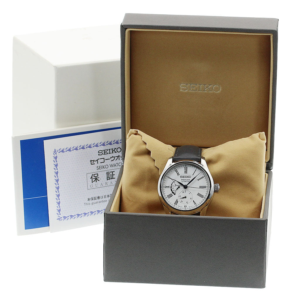 SEIKO Pureza SARW035/6R27-00L0 Power reserve enamel dial Automatic Men's_950362