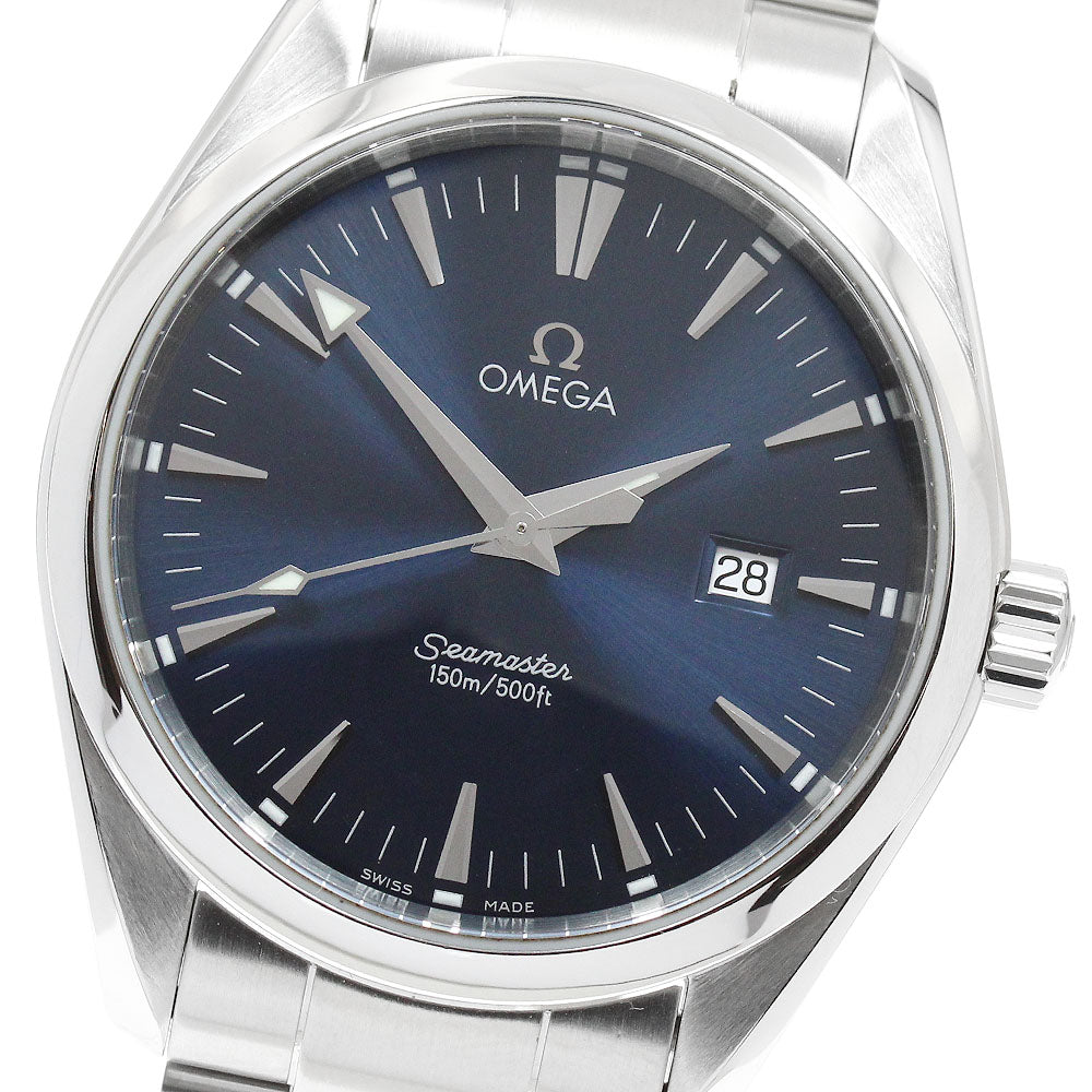 OMEGA Seamaster Aqua Terra 2517.80 Date Navy Dial Quartz Men's Watch_950378