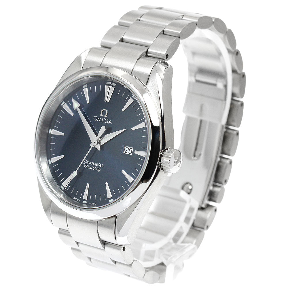 OMEGA Seamaster Aqua Terra 2517.80 Date Navy Dial Quartz Men's Watch_950378