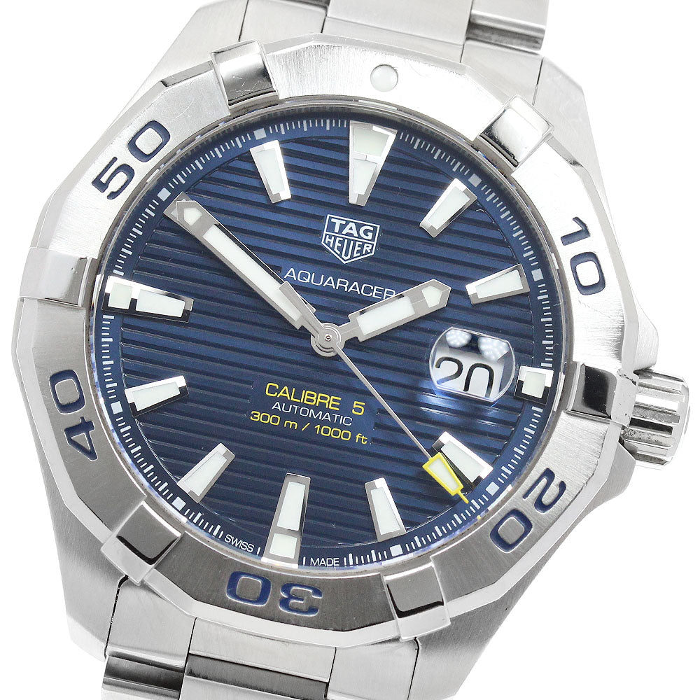 TAG HEUER Aquaracer WAY2012 Caliber 5 Navy Dial Automatic Men's Watch_950379