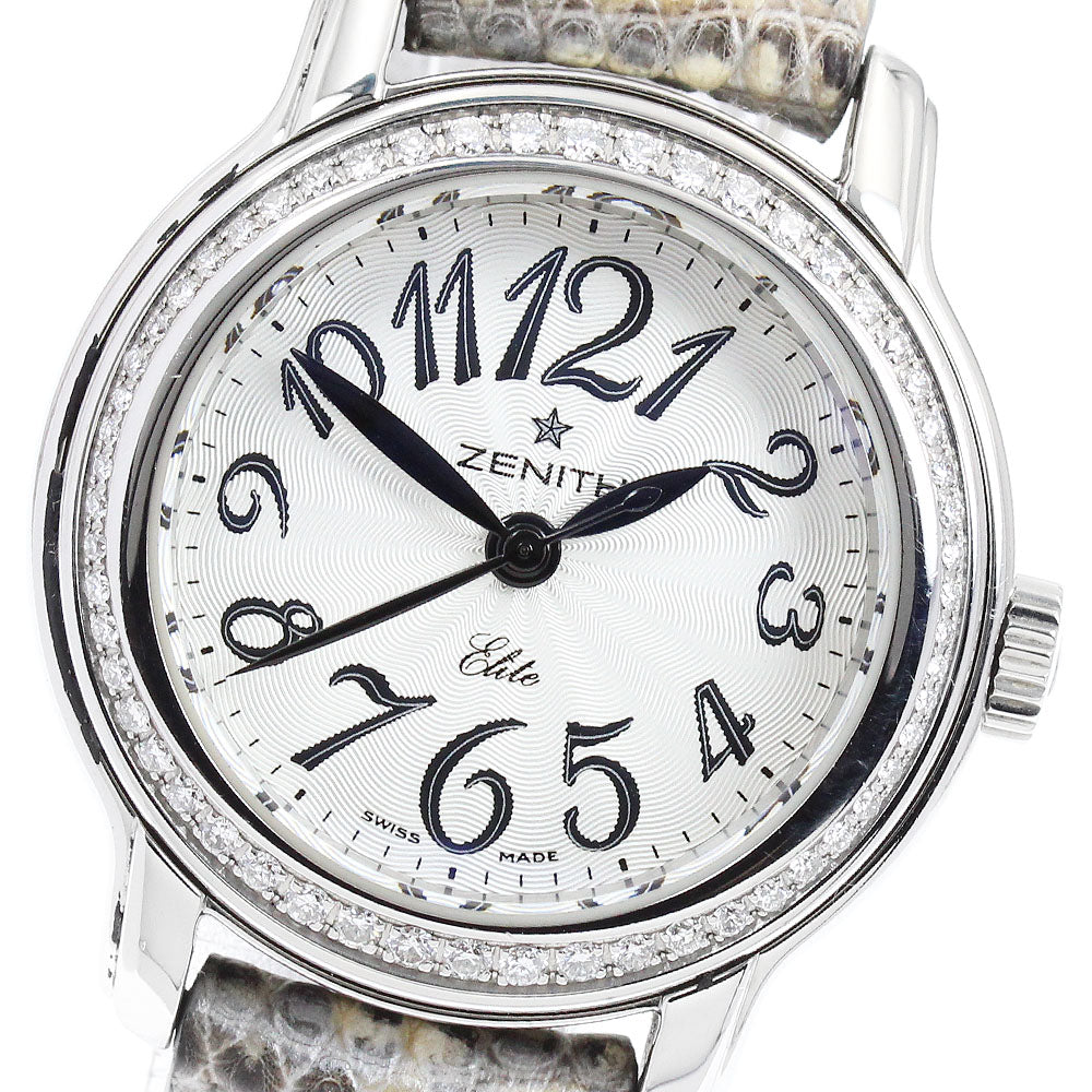 ZENITH Baby star 16.1220.67/68 Diamond Bezel Silver Dial Automatic Ladies Watch_950390