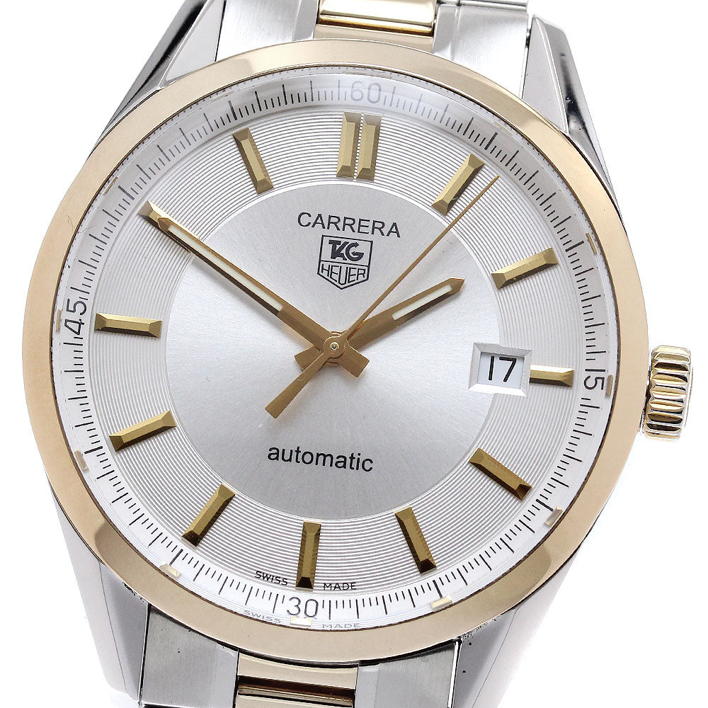 TAG HEUER Carrera Caliber 5 WV215A Date Silver Dial Automatic Men's Watch_950391