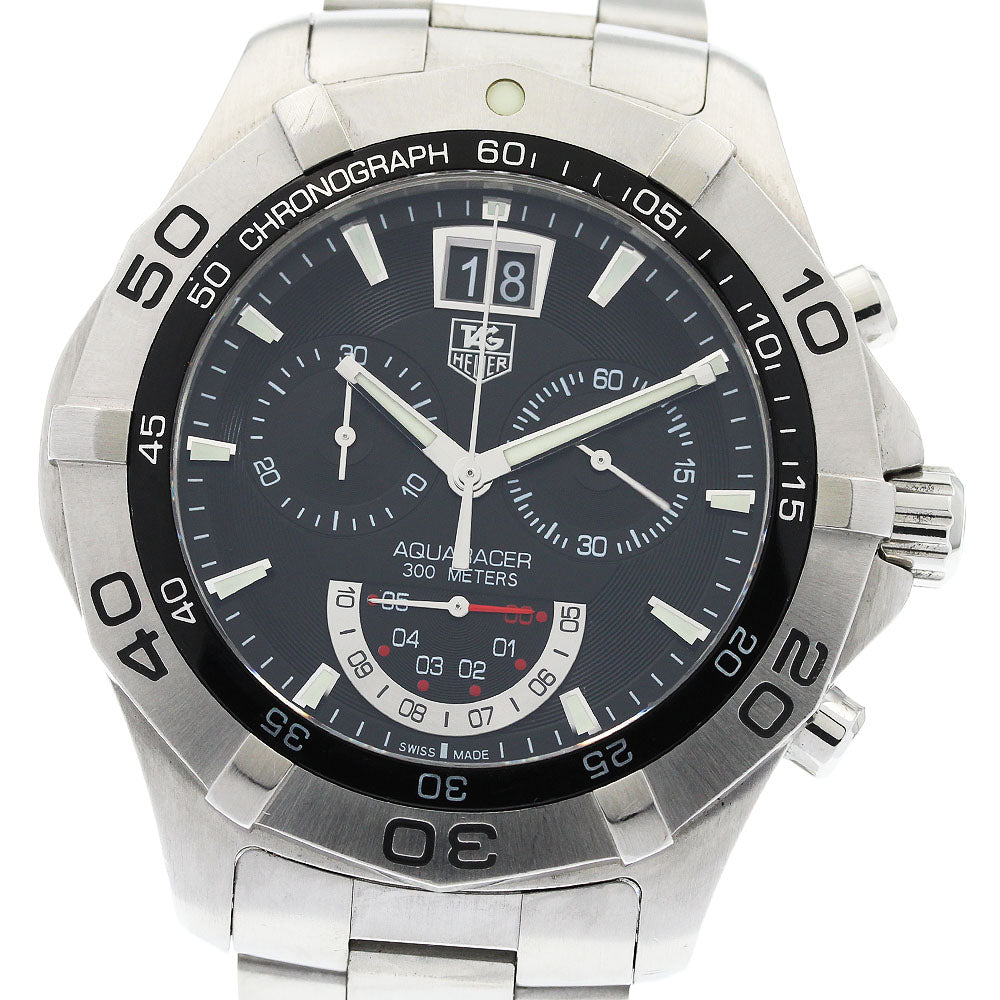 TAG HEUER Aqua racer CAF101A.BA0821 Grand Date black Dial Quartz Men's_950395