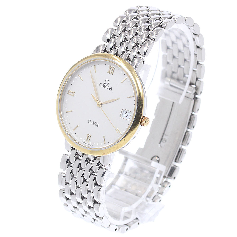 OMEGA De Ville Round date Silver Dial Quartz Men's Watch_950454