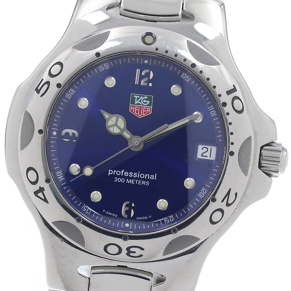 TAG HEUER Kylium WL1116 Date Blue Dial Quartz Men's Watch_950470