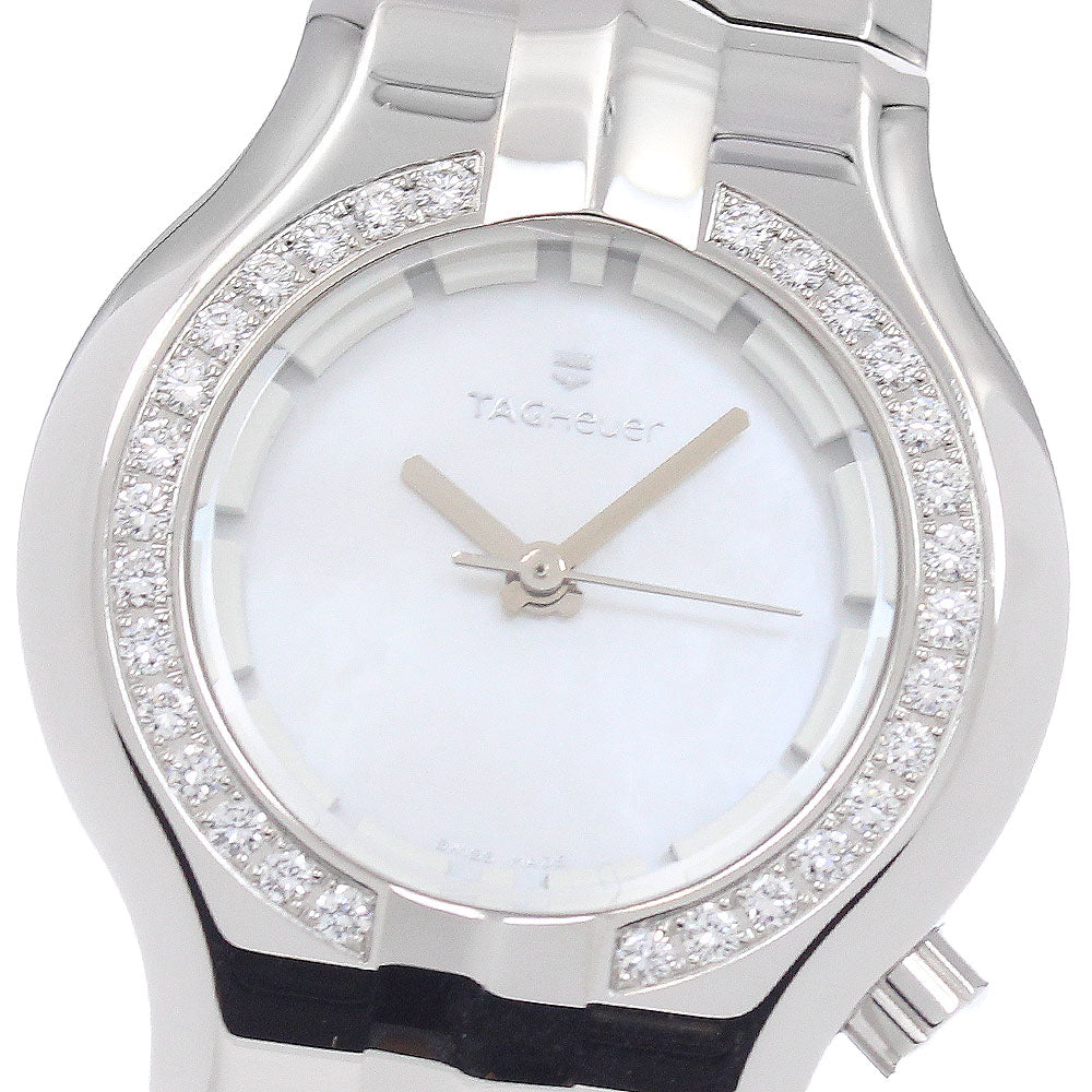 TAG HEUER Alter ego WP1317 Diamond Bezel White shell Dial Quartz Ladies Watch_950472