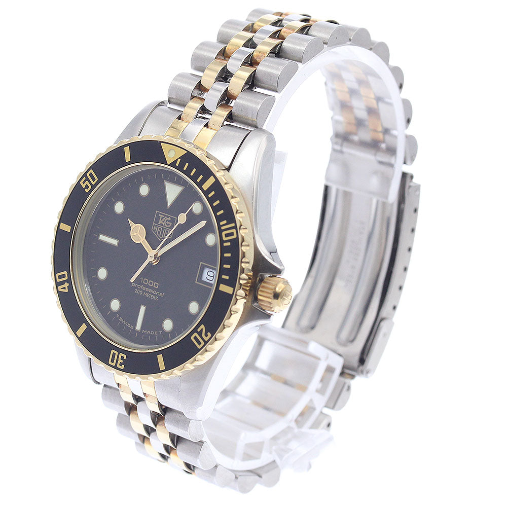 TAG HEUER 1000 Professional 980.020N Date black Dial Quartz Men's Watch_950473