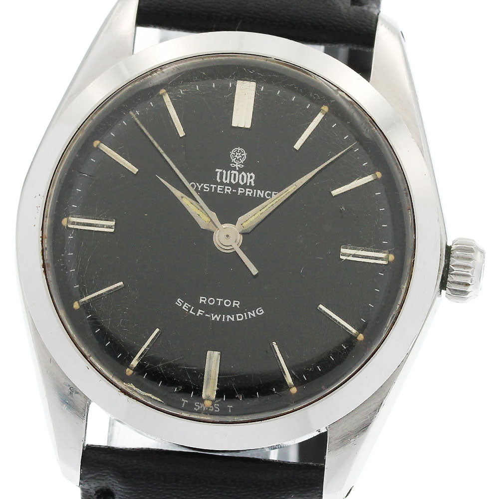 TUDOR Oyster Prince 7965 Small Rose Cal.2461 black Dial Automatic Men's_950475