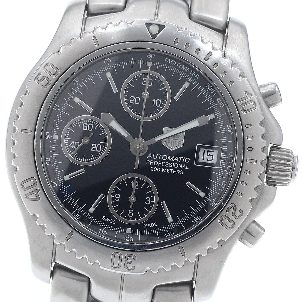 TAG HEUER Link CT2111 Chronograph Date black Dial Automatic Men's Watch_950476