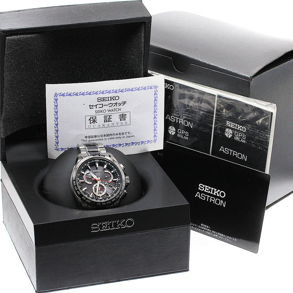 SEIKO Astron SBXB041/8X53-0AB0-2 Day date Solar Powered Radio Men's Watch_950512