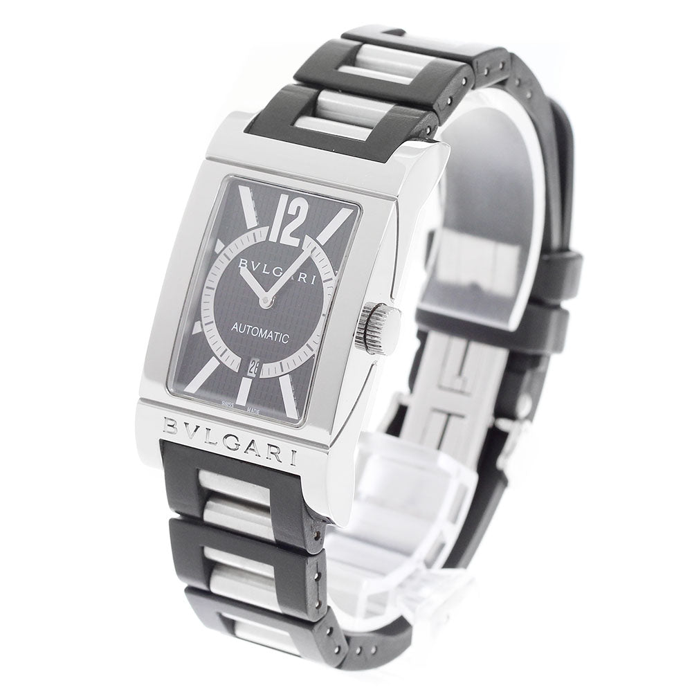 BVLGARI Rettangolo RT45S Date black Dial Automatic Men's Watch_950522