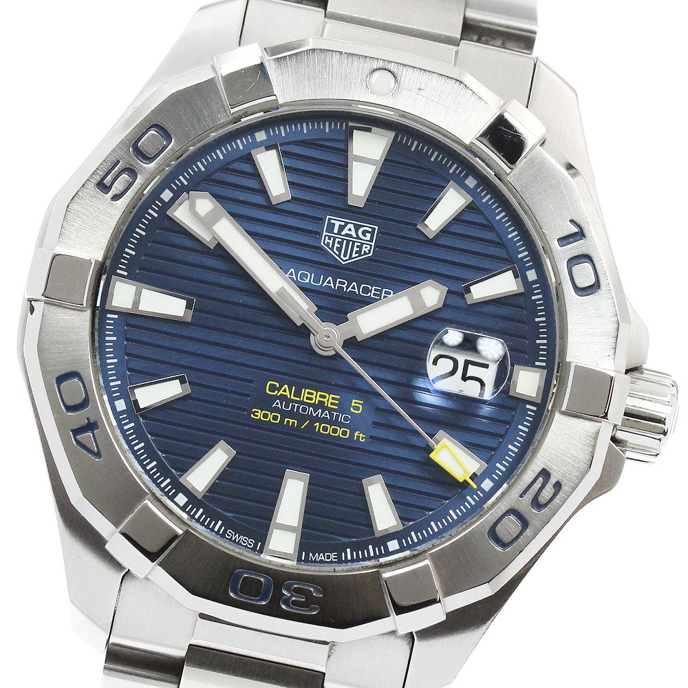 TAG HEUER Aqua racer WAY2012 Caliber 5 Navy Dial Automatic Men's Watch_950540