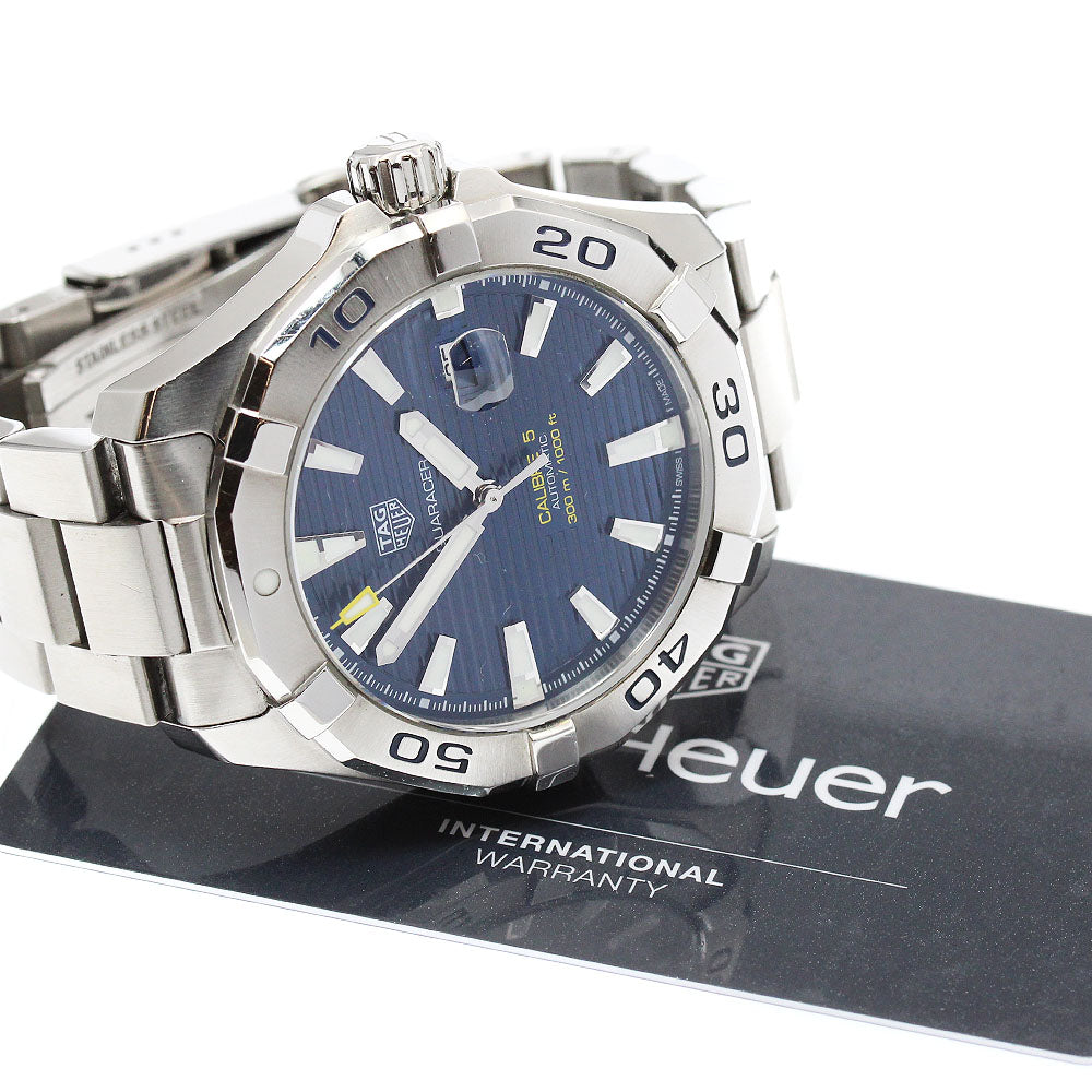 TAG HEUER Aqua racer WAY2012 Caliber 5 Navy Dial Automatic Men's Watch_950540