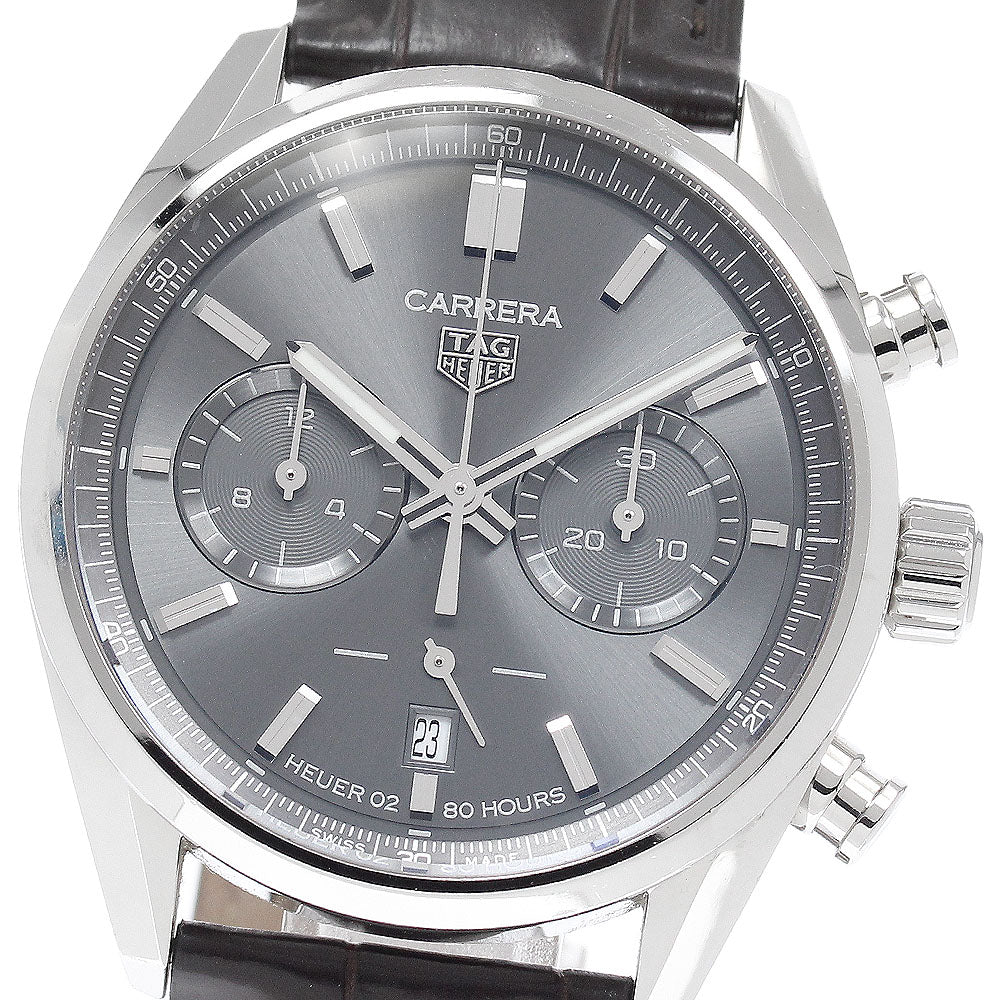 TAG HEUER Carrera CBN2012 Caliber Heuer 02 Chronograph gray Dial Automatic Men's Watch_950550