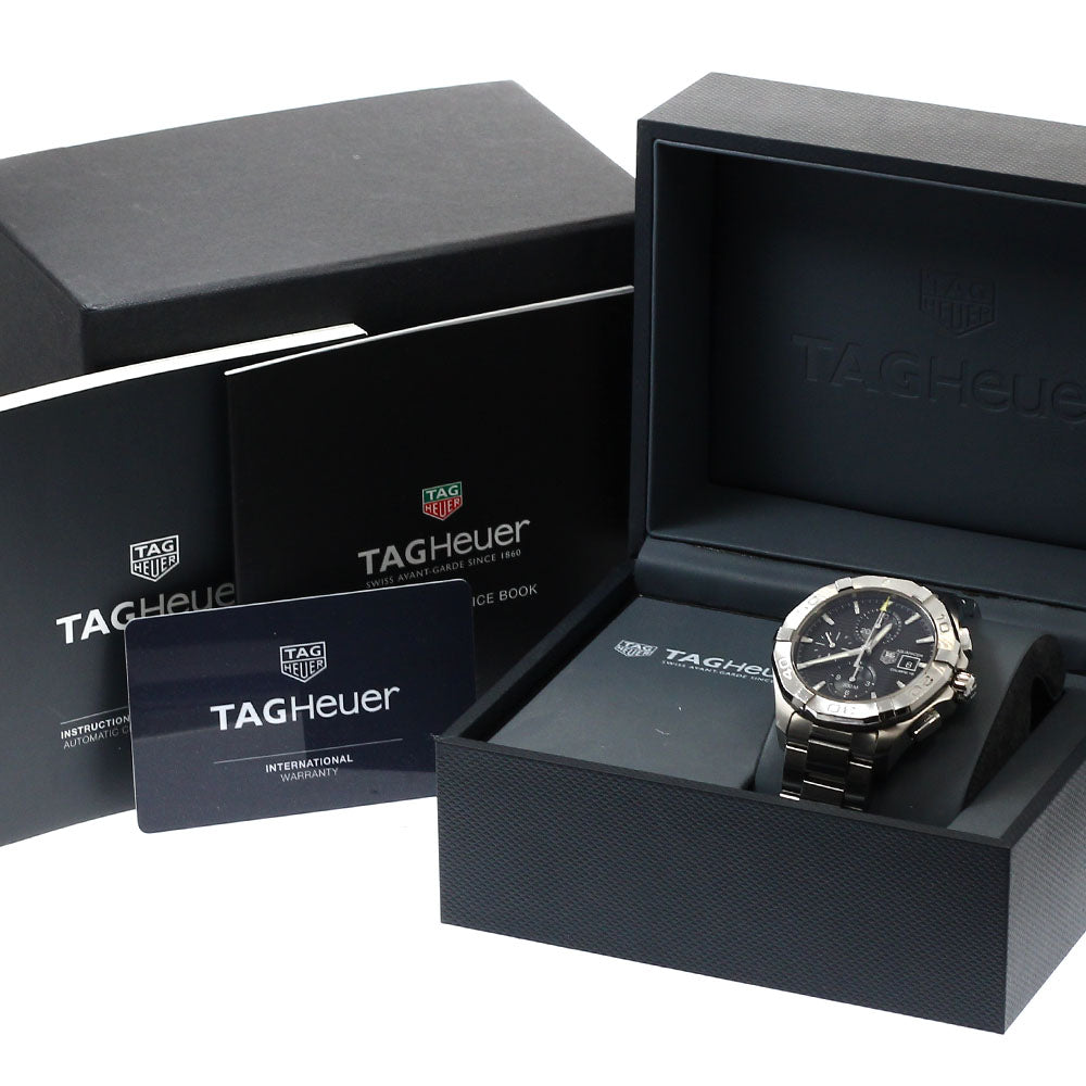 TAG HEUER Aquaracer caliber 16 CAY2110-0 Chronograph black Dial Automatic Men's Watch_950557
