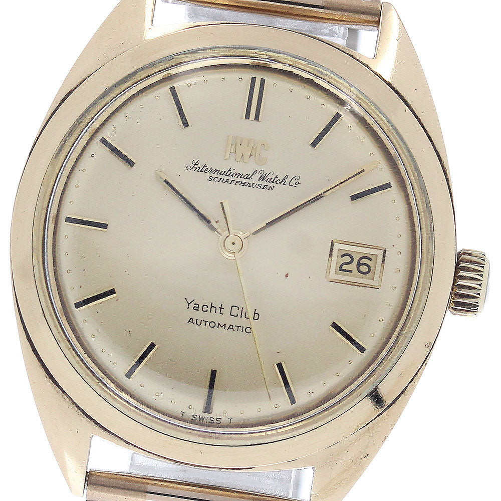 IWC SCHAFFHAUSEN Yacht club Date gold Dial Automatic Men's Watch_950563