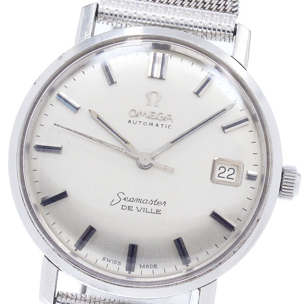 OMEGA Seamaster De Ville Date vintage Silver Dial Automatic Men's Watch_950567